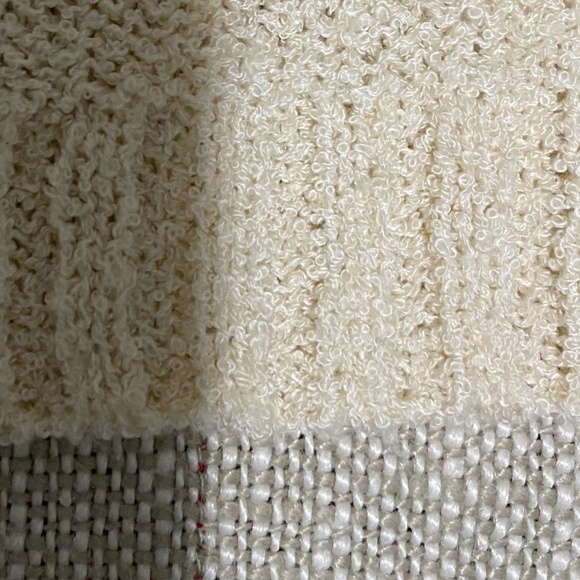 Peyton Primrose Anthropologie Ivory Tie Up Front Oversized Sweater. Size L/XL - Picture 13 of 16